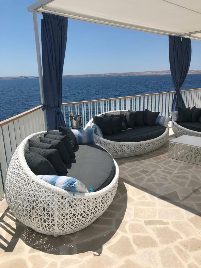 Villa Beline Direct Aan Zee, Verwarmd Zwembad En Sauna Tribanj-Kruscica Kültér fotó